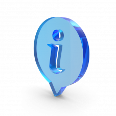 Blue Glass Info Pin Symbol.H03.2k